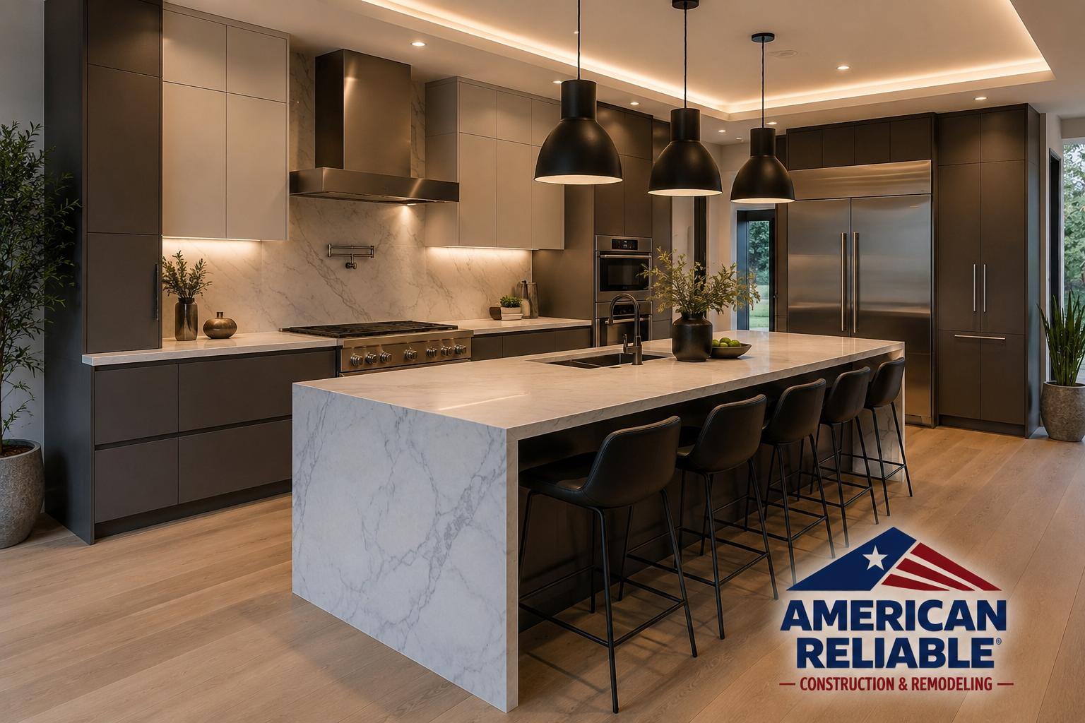Kitchen Remodeling project by American Reliable Construction & Remodeling in the Sherman Oaks area
